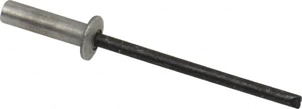 RivetKing - Size 44 Dome Head Aluminum Closed End Sealing Blind Rivet - Steel Mandrel, 0.188" to 1/4" Grip, 1/4" Head Diam, 0.129" to 0.133" Hole Diam, 0.485" Length Under Head, 1/8" Body Diam - Caliber Tooling