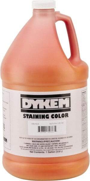 Dykem - 1 Gallon Orange Staining Color - Bottle - Caliber Tooling