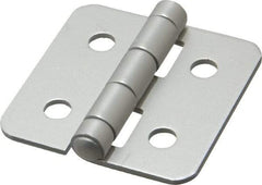 80/20 Inc. - 2" Long x 2" Wide x 0.078" Thick, Aluminum Door Hinge - Aluminum - Caliber Tooling