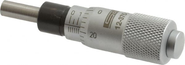 SPI - 1/2 Inch, 0.51 Inch Thimble, 0.2 Inch Spindle Diameter x Mechanical Micrometer Head - Caliber Tooling