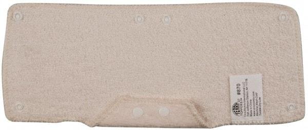 OccuNomix - Terry Cloth Hard Hat Sweat & Comfort Band - Snap-On Attachment, Beige, Compatible with All Hard Hats - Caliber Tooling