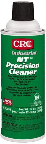 CRC - 12 Ounce Aerosol Electrical Grade Cleaner/Degreaser - 30,800 Volt Dielectric Strength, Nonflammable, Food Grade - Caliber Tooling