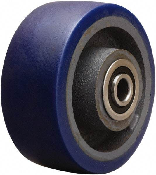 Hamilton - 6 Inch Diameter x 2-1/2 Inch Wide, Polyurethane on Cast Iron Caster Wheel - 1,300 Lb. Capacity, 3-1/4 Inch Hub Length, 1 Inch Axle Diameter, Tapered Roller Bearing - Caliber Tooling