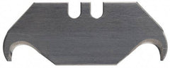 PHC - 100 Piece Carbon Steel Hook Blade - 2" OAL, 0.025" Blade Thickness - Caliber Tooling