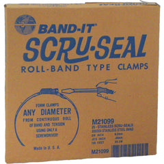 Band Clamps; Includes: (25) Scru-Seals; (25) Racks