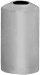 Made in USA - 100 Gallon Cylindrical Linear Polyethylene Liquid-Dispensing Tank - 64" High x 23" Diam - Caliber Tooling