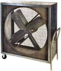 Airmaster - 36" Blade, Belt Drive, 1/2 hp, 9,230 CFM, Cabinet Fan Blower Fan - 115 Volts, 1 Speed, Single Phase - Caliber Tooling