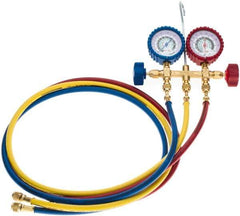 Imperial - 2 Valve Manifold Gauge with 3/5' Hose - Caliber Tooling