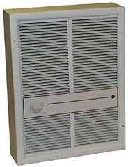 TPI - 240, 208 Volt, 3,000, 2,250 Watt, 175 CFM, 10,239 Max BTU, Wall Heater - 15 Wide x 4 Deep x 19-7/8 High - Caliber Tooling