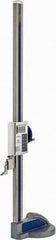 Mitutoyo - 24" Electronic Height Gage - 0.0005" Resolution, Accurate to 0.002", LCD Display, SPC Data Output - Caliber Tooling