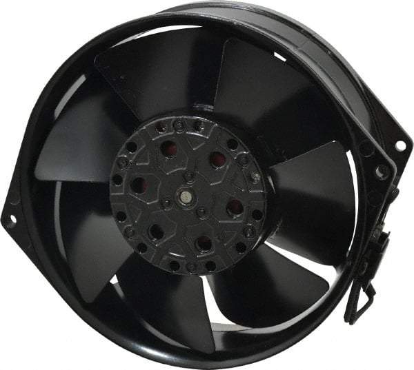 EBM Papst - 115 Volts, AC, 233 CFM, Round Tube Axial Fan - 0.36 Amp Rating, 5.91" High x 5.91" Wide x 2.17" Deep - Caliber Tooling