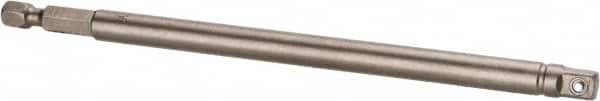 Apex - 1/4" Square Size Hex to Square Extension - 1/4" Hex Drive, 6" OAL - Caliber Tooling