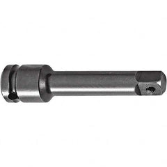 Apex - 3/8" Square Size Hex to Square Extension - 7/16" Hex Drive, 2" OAL - Caliber Tooling