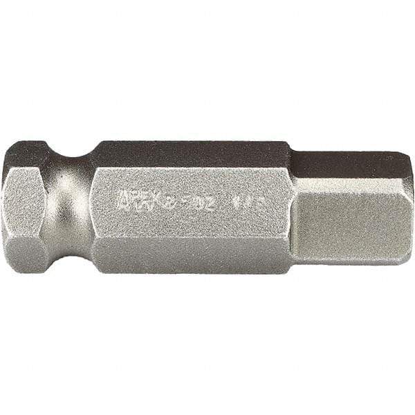 Apex - 1/2" Square Size Hex to Square Extension - 7/16" Hex Drive, 6" OAL - Caliber Tooling