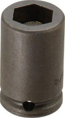 Apex - 1/4" Drive 3/8" Magnetic Impact Socket - 6 Points, 1" OAL - Caliber Tooling