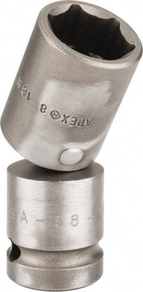 Apex - 1/2" Drive, Standard Hand Socket - 6 Points, 2-55/64" OAL - Caliber Tooling