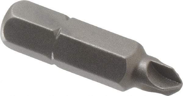 Apex - 1/4" Drive, #3 Torq-Set Screwdriver Bit - 1" OAL - Caliber Tooling