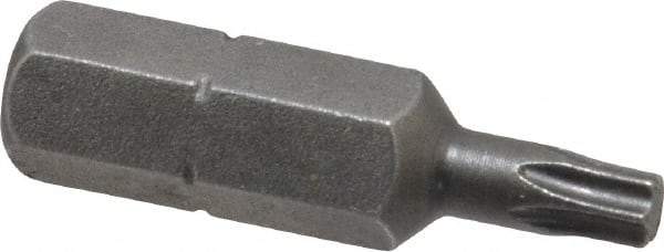 Apex - 5/16" Drive T20 Torx Screwdriver Bit - 1-1/4" OAL, Insert Bit - Caliber Tooling