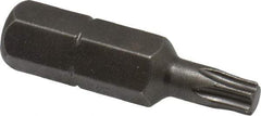 Apex - 5/16" Drive T25 Torx Screwdriver Bit - 1-1/4" OAL, Insert Bit - Caliber Tooling