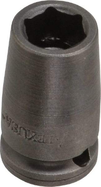 Apex - 1/4" Drive 7mm Standard Impact Socket - 6 Points, 7/8" OAL - Caliber Tooling