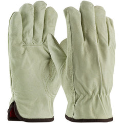 ‎77-468/L Insulated Drivers Gloves - Top Grain Pigskin Drivers - Premium - Red Thermal Lining - Keystone Thumb