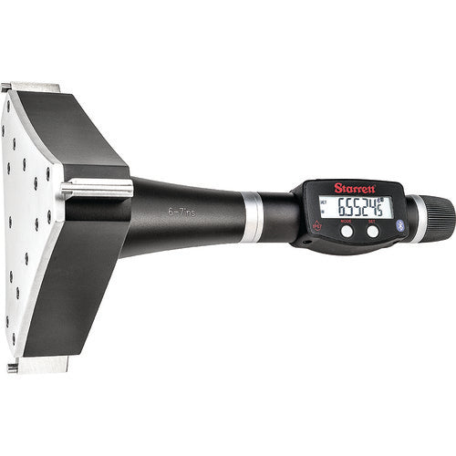 ‎Starrett 770BXTZ-7 Electronic Digital Internal Micrometer with Bluetooth, SPC Output, 6-7″ Range, .00005″ Resolution - Exact Industrial Supply