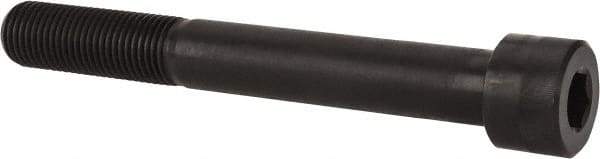 Holo-Krome - 1-1/2 - 6 UNC Hex Socket Drive, Socket Cap Screw - Alloy Steel, Black Oxide Finish, Partially Threaded, 12" Length Under Head - Caliber Tooling