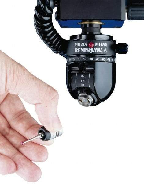 Renishaw - 2 Piece, 0.35 micro m Accuracy, Standard Force CMM Probe and Stylus Module - Includes Standard Force Module for MH 20I Probe Head - Caliber Tooling