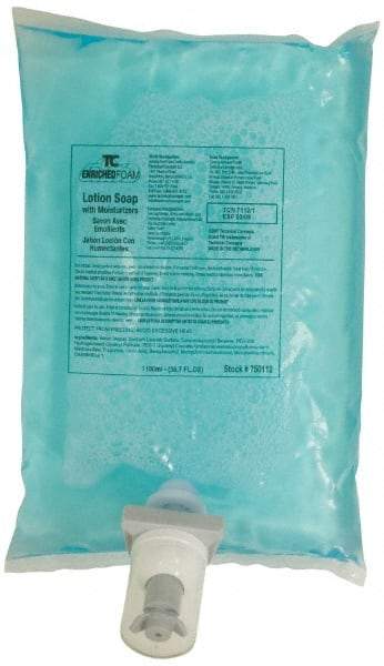 Technical Concepts - 1,100 mL Dispenser Refill Foam Soap - Hand Soap, Rich Teal, Citrus Scent - Caliber Tooling