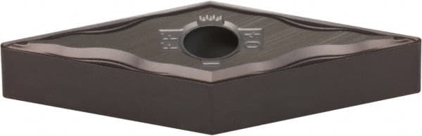 Kennametal - VNMG332 FF Grade KCU10 Carbide Turning Insert - AlTiN Finish, 35° Diamond, 3/8" Inscr Circle, 3/16" Thick, 1/32" Corner Radius - Caliber Tooling