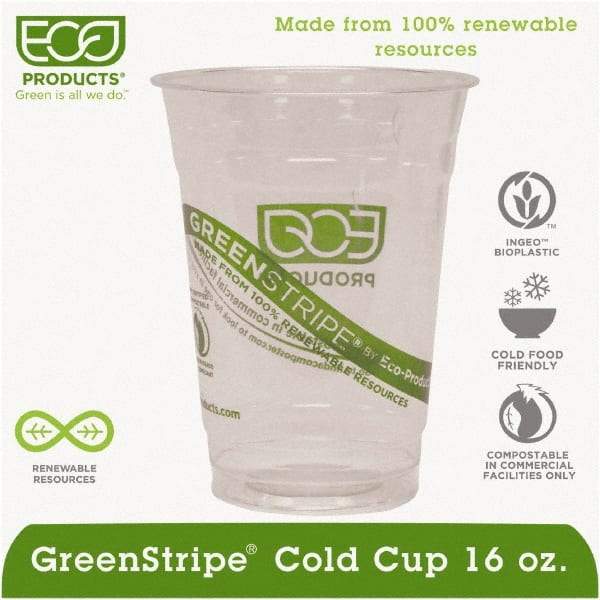 ECO PRODUCTS - Renewable & Compostable Cold Cups - 16 oz - Clear - Caliber Tooling