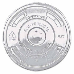 ECO PRODUCTS - GreenStripe Renewable & Compost Cold Cup Flat Lids, F/9-24 oz, 100/PK, 10 PK/CT - Caliber Tooling