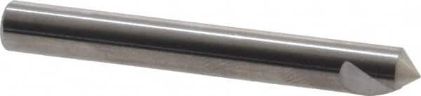 Hertel - 3/16" Head Diam, 3/16" Shank Diam, 1 Flute 100° Solid Carbide Countersink - Caliber Tooling