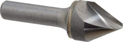 Hertel - 1" Head Diam, 1/2" Shank Diam, 1 Flute 60° Solid Carbide Countersink - Bright Finish, 3" OAL, Single End, Straight Shank, Right Hand Cut - Caliber Tooling