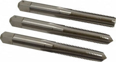 Hertel - 5/16-24 UNF, 4 Flute, Bottoming, Plug & Taper, Bright Finish, High Speed Steel Tap Set - 2-23/32" OAL, 2B/3B Class of Fit - Caliber Tooling