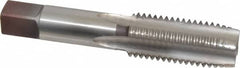 Hertel - M24x3.00 Metric Coarse 6H 4 Flute Bright Finish High Speed Steel Straight Flute Standard Hand Tap - Plug, Right Hand Thread, 4-29/32" OAL, D8 Limit - Exact Industrial Supply