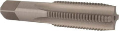 Hertel - M27x3.00 Metric Coarse 4 Flute Bright Finish High Speed Steel Straight Flute Standard Hand Tap - Plug, Right Hand Thread, 5-1/8" OAL, D9 Limit - Exact Industrial Supply