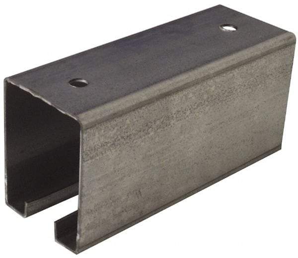 National Mfg. - 10 Ft Long, 450 Lb Capacity, Straight Boxrail - Galvanized, Series 5116 - Caliber Tooling