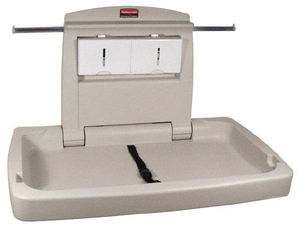 Rubbermaid - Baby Changing Station - 33-1/4" Long x 4" High x 21-1/2" Wide - Caliber Tooling