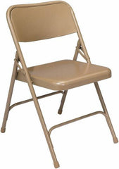 NPS - 18-1/4" Wide x 20-1/4" Deep x 29-1/2" High, Steel Standard Folding Chair - Beige - Caliber Tooling