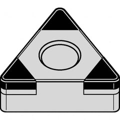 Kennametal - TNGA333 S0425 Grade KB1610 PCBN Turning Insert - 60° Triangle, 3/8" Inscr Circle, 3/16" Thick, 3/64" Corner Radius - Caliber Tooling