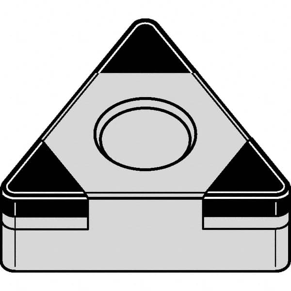 Kennametal - TNGA332 S0425 Grade KB1610 PCBN Turning Insert - 60° Triangle, 3/8" Inscr Circle, 3/16" Thick, 1/32" Corner Radius - Caliber Tooling