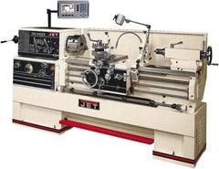 Jet - 14" Swing, 40" Between Centers, 230 Volt, Triple Phase Engine Lathe - 7MT Taper, 7-1/2 hp, 25 to 1,800 RPM, 3-1/8" Bore Diam, 40" Deep x 47" High x 97-1/2" Long - Caliber Tooling