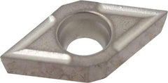 Kyocera - DCGT21.50.2 Grade TN60 Cermet Turning Insert - TiCN/NbC Finish, 55° Diamond, 1/4" Inscr Circle, 3/32" Thick, 0.0039" Corner Radius - Caliber Tooling