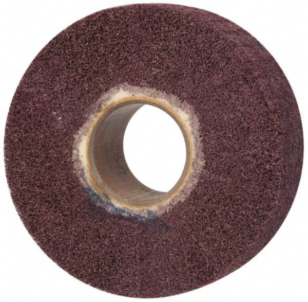 Brite Star - 6" Diam 120 Grit Aluminum Oxide Unmounted Flap Wheel - 2" Hole, 2" Wide, Density 5, Coated, Grade Medium, 3,400 Max RPM - Caliber Tooling