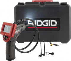 Ridgid - Inspection Camera with 3 Ft. Probe - 3/4 Inch Probe Diameter, 2.4 Inch Display, 480 x 234 Resolution - Caliber Tooling