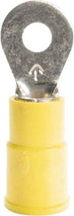 3M - 12-10 AWG Partially Insulated Crimp Connection Circular Ring Terminal - 1/4" Stud, 1.26" OAL x 0.53" Wide, Copper Contact - Caliber Tooling