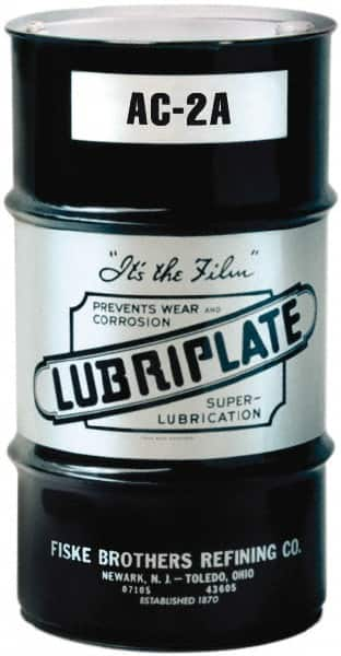 Lubriplate - 16 Gal Drum, ISO 100, SAE 30, Air Compressor Oil - 40°F to 405°, 430 Viscosity (SUS) at 100°F, 63 Viscosity (SUS) at 210°F - Caliber Tooling