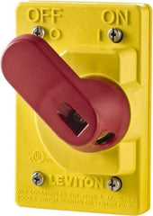 Leviton - Electrical Outlet Box Valox Switch Cover - Includes Manual Motor Starters - Caliber Tooling