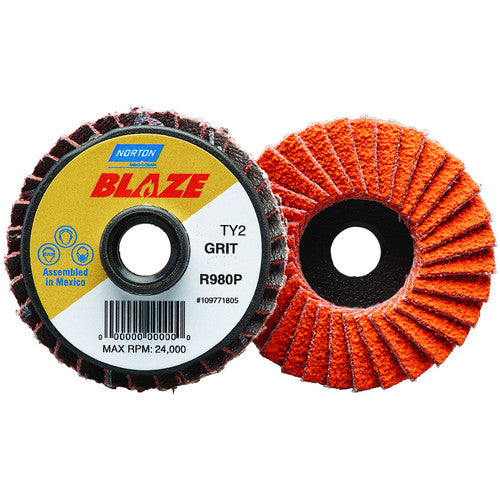 2″ 80 Grit Type TS Blaze Mini Flap Disc - Caliber Tooling